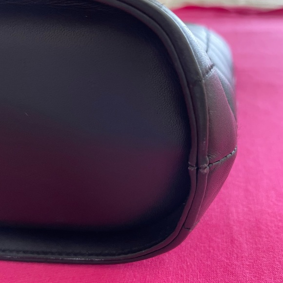 Rare! Chanel leather chocolate bar meta handle bag - Picture 6 of 12